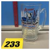 Spurs, McKenzie, Bud Light, beer mug