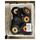 Tote full of 45 vinyl records unsearched