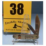 Vintage Elvis Presley 2 Blade knife made in USA