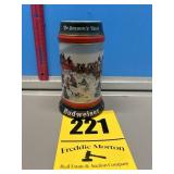 1991 the seasonï¿½s best Budweiser holiday stein