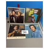 Vinyl record, albums, Merle Haggard, and Willie