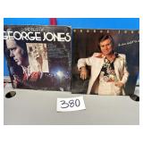 George Jones vinyl record albums