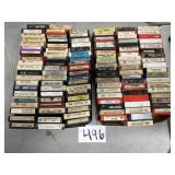 Two flats of eight track tapes, Merle Haggard,