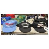 Hat collection, including Mount Pleasant transfer