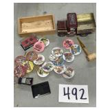 Old, frog, follies, buttons, corn pipe