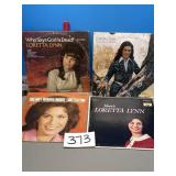 Loretta Lynn vinyl record collection