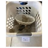 Miscellaneous, mid-century glass and laundry