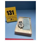 Quartz tiers watch with paperwork never worn