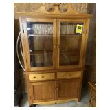 Handmade China hutch 81 inches tall by 48 inches