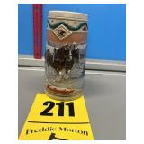 1996 Budweiser holiday Stein, American Homestead