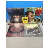 Hank Williams Junior vinyl record collection,