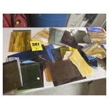 Stained glass window pieces