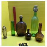 Old bottles, including the father of his country,