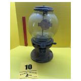 Vintage ball chewing gum one cent candy dispenser