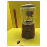 Atlas deluxe one cent bubblegum machine no key