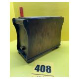 Antique shoeshine box