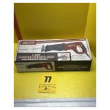 Six amp reciprocating saw with rotating handle