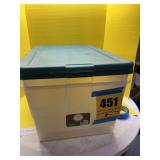 2) 56 quart storage containers with lid