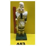 Vintage 2009 pilgrim woman Nutcracker
