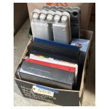 Box lot, notebooks, and miscellaneous