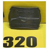 Remington belt buckle Americaï¿½s oldest gunmaker