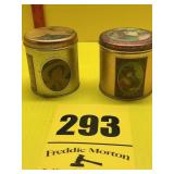 Two Coca-Cola tins one has a puzzle inside