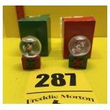 Mickey Mouse miniature snow, globes, and Minnie