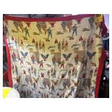 Hand stitch, bicentennial quilt does have small