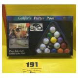 Golfers putter pool