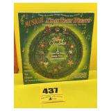 Musical Christmas train wreath