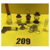 Vintage candy containers from the 40s and 50s