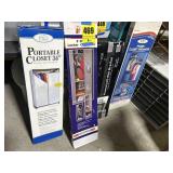 Portable closet and closet organizers for total