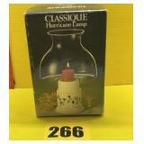 Hurricane lamp in the box
