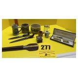 Bill blast pan set letter openers small crocs and