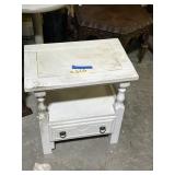 White nightstand