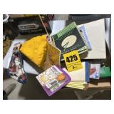 Box lot, including Wisconsin cheese head