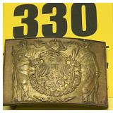 Brass belt buckle