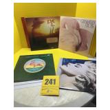 Vinyl records, Christopher Cross, Madonna, and