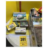 Box full of golfer items