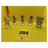 Pepsi and Coca-Cola glasses