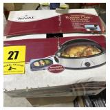Rival stainless steel roaster oven steel inbox
