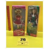 Valentine, Barbie, and holiday surprise Barbie