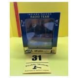 Vintage Indiana Pacers radio team bobble heads,