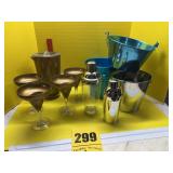 Christmas trimmers European style glass Christmas