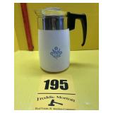Corning ware, vintage coffee, percolator