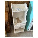 One drawer shelf 15 inches wide 39 inches tall 13