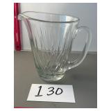 Crystal pitcher