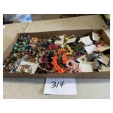Miscellaneous flat of jewelry