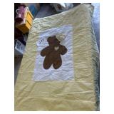 36ï¿½ x 48ï¿½ babies teddy bear quilt