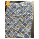 32ï¿½ x 43ï¿½ baby quilt